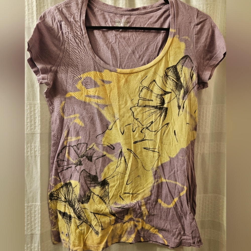 Converse One Star Womens Floral Top